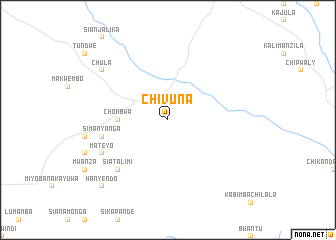 map of Chivuna