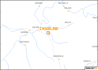 map of Chiwalabi