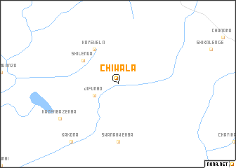 map of Chiwala