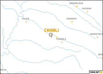 map of Chiwali