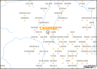 map of Chiwambo