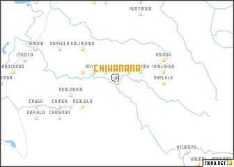 map of Chiwanana