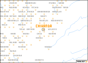 map of Chiwanda