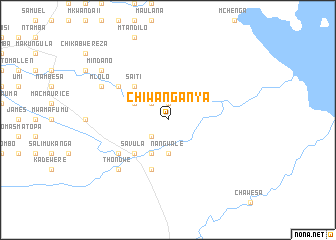 map of Chiwanganya