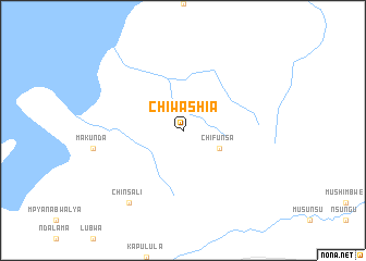 map of Chiwashia