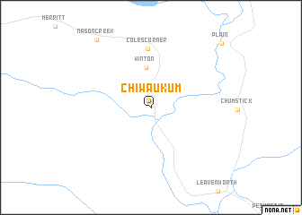 map of Chiwaukum