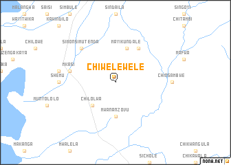 map of Chiwelewele