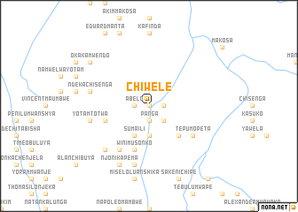 map of Chiwele