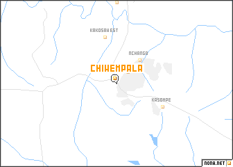 map of Chiwempala