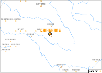 map of Chiwewane