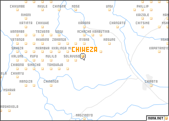 map of Chiweza