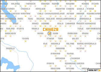 map of Chiweza