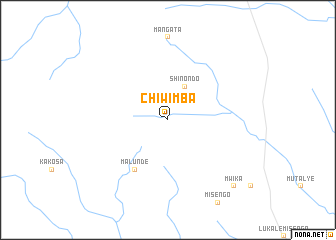 map of Chiwimba
