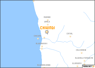 map of Chiwindi