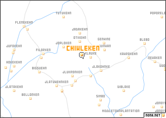 map of Chiwleken