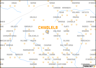 map of Chiwolela