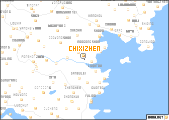 map of Chixizhen