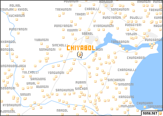 map of Chiyabŏl