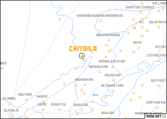 map of Chiyāila