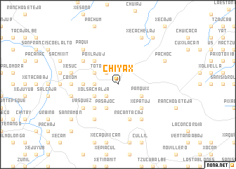 map of Chiyax