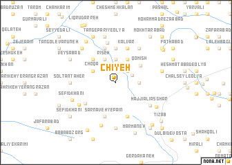 map of Chīyeh