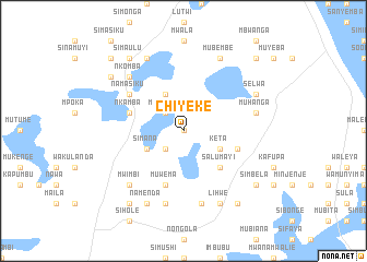 map of Chiyeke