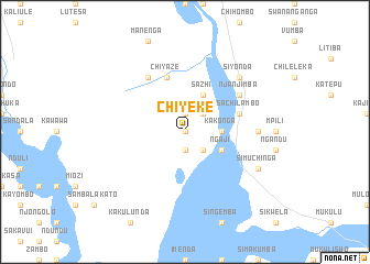 map of Chiyeke