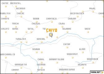 map of Chiyó