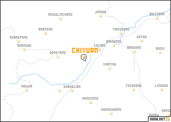 map of Chiyuan