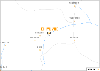 map of Chiyuyoc