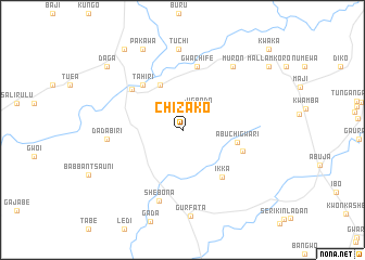 map of Chizako