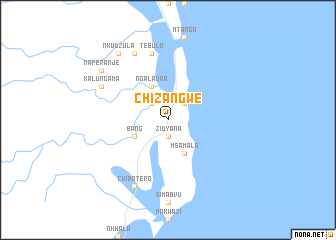 map of Chizangwe