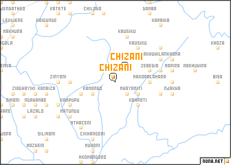 map of Chizani