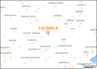 map of Chizapela