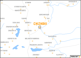 map of Chizhaki