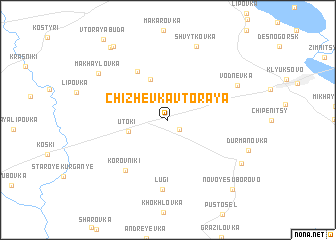map of Chizhëvka Vtoraya
