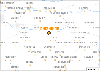 map of Chizhikov