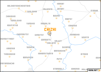 map of Chizhi