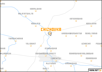 map of Chizhovka