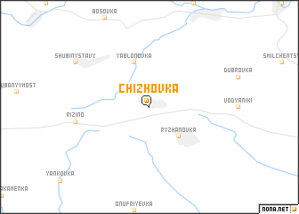 map of Chizhovka