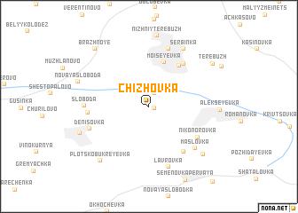 map of Chizhovka