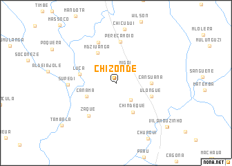 map of Chizonde