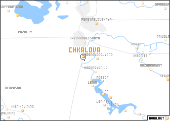 map of Chkalova