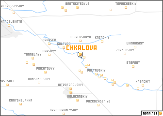 map of Chkalova