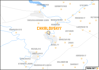 map of Chkalovskiy