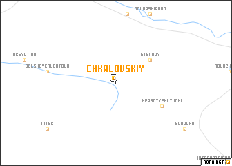 map of Chkalovskiy