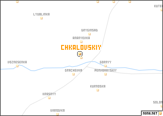 map of Chkalovskiy