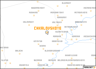 map of Chkalovskoye