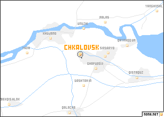 map of Chkalovsk