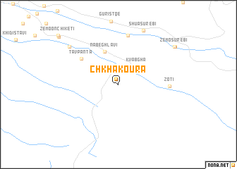 map of Chʼkhakoura